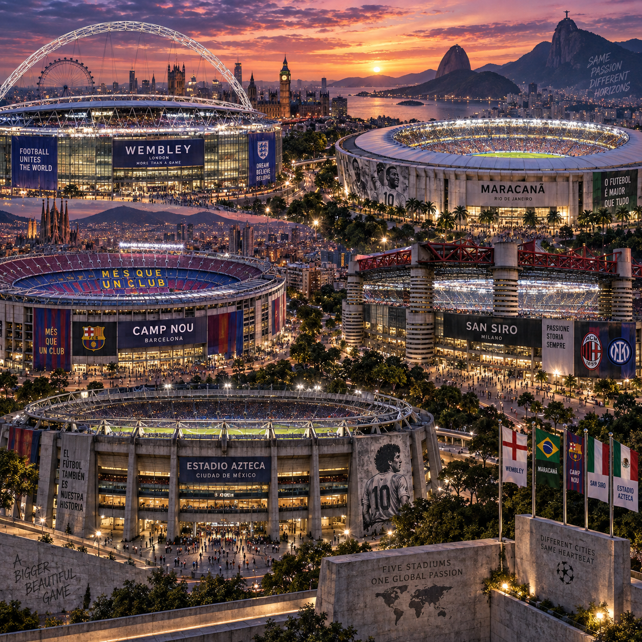 Iconic Football Stadiums Around the World and Their Stories