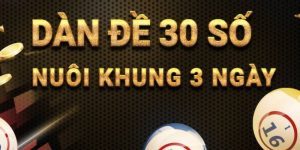 dàn đề 30 số