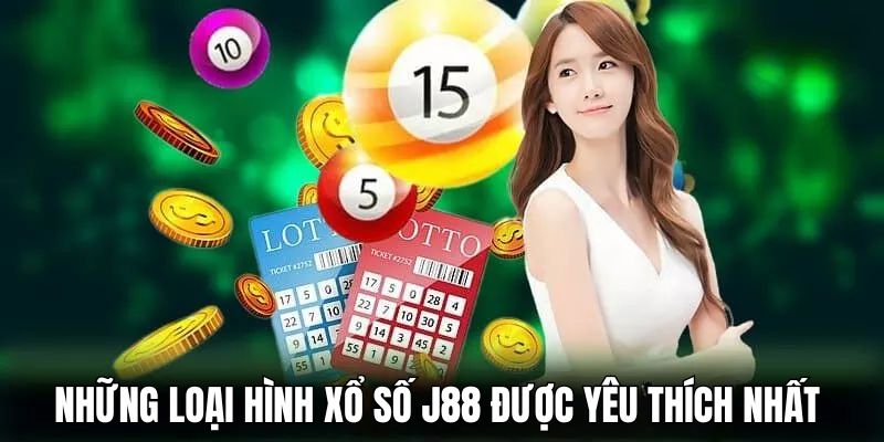 Nhiều loại hình xổ số J88 cho người chơi lựa chọn